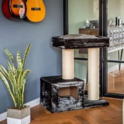 QUAPAS! Kratzbaum Bandit Dunkelgrau -Trixie Verkaufs-Shop 40309 akp 5