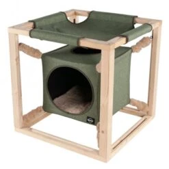 QUAPAS! Katzenhöhle Catcube M - Grün