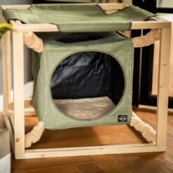 QUAPAS! Katzenhöhle Catcube M - Grün -Trixie Verkaufs-Shop 40318 akp 4