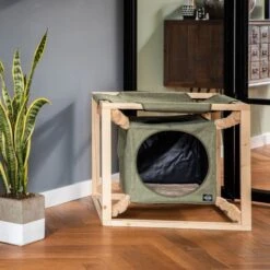 QUAPAS! Katzenhöhle Catcube M - Grün -Trixie Verkaufs-Shop 40318 akp 5