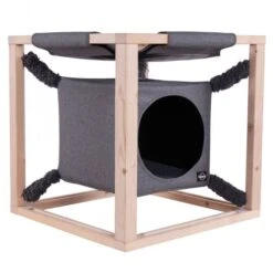 QUAPAS! Katzenhöhle Catcube M - Grau -Trixie Verkaufs-Shop 40319 akp 2