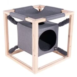 QUAPAS! Katzenhöhle Catcube M - Grau