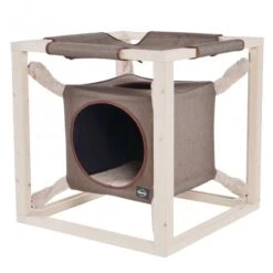 QUAPAS! Katzenhöhle Catcube L - Olive