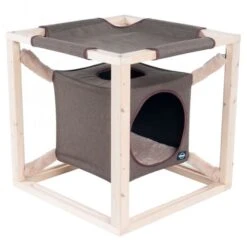 QUAPAS! Katzenhöhle Catcube L - Olive -Trixie Verkaufs-Shop 40328 akp 3