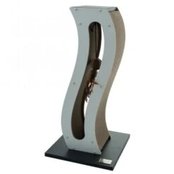 QUAPAS! Kratzbaum Wave Schwarz/weiß