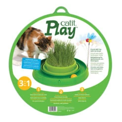CATIT Play-n-Scratch Mit Grasgarten - Grün -Trixie Verkaufs-Shop 43002 hag 3