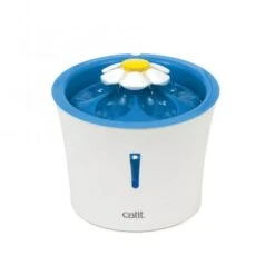 CATIT Blumentrinkbrunnen - 3 L, Blau, Mit LED