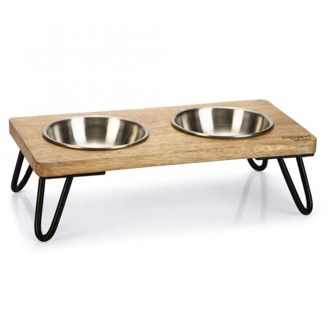 Karlie Designed By Lotte Holz Katzennapf-Set Linga 1 Karlie Designed By Lotte Holz Katzennapf-Set Linga