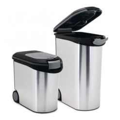 Curver Trockenfutterbehälter Metallic Mit Rollen