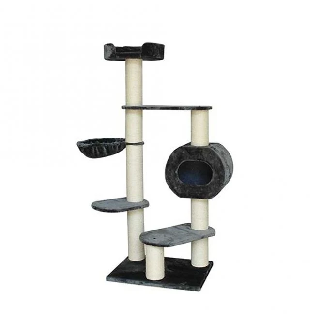 QUAPAS! Kratzbaum Sparkle Dunkelgrau 1 QUAPAS! Kratzbaum Sparkle Dunkelgrau